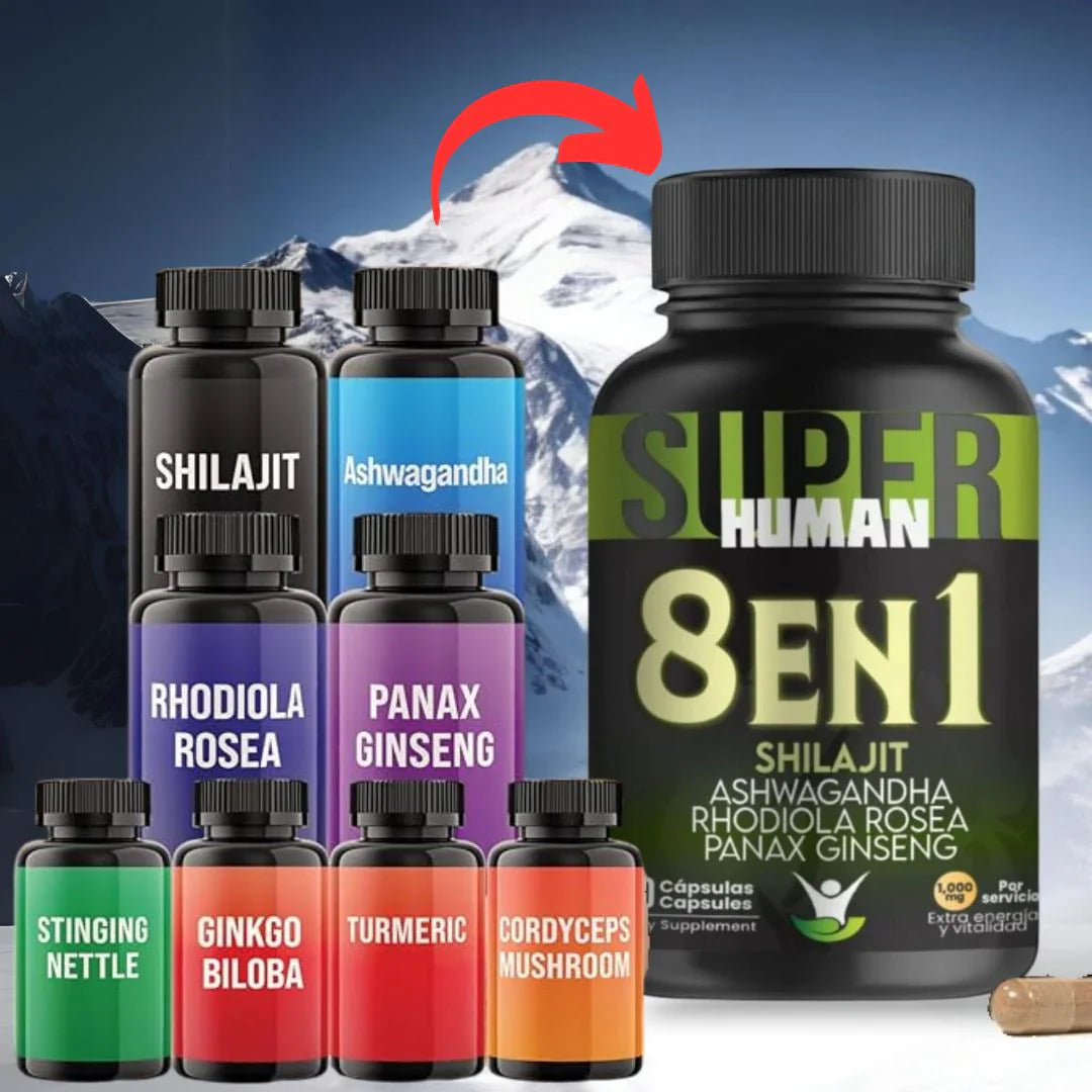 SuperHuman™ 8 en 1 ¡¡Rinde al máximo en cuerpo y mente!!