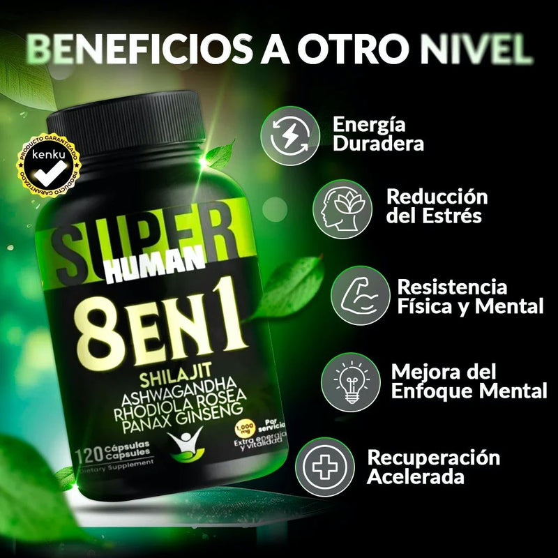 SuperHuman™ 8 en 1 ¡¡Rinde al máximo en cuerpo y mente!!